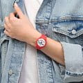 Swatch Swatch Gent Standard GZ713 gent швейцарские мужские часы на браслете пластик боковой вид