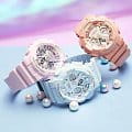 Casio Casio G-Shock GMA-S120DP-2A  наручные женские часы фото под углом.