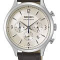 Seiko Seiko Conceptual Series Sports SSB341P1  SSB341P1 кварцевые мужские часы  шампань циферблат, браслет кожаный — вид спереди