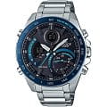 Casio Casio Edifice ECB-900DB-1BDR (ECB-900DB-1B) ECB ECB-900DB-1B кварцевые мужские часы  черный циферблат, браслет нержавеющая сталь — вид спереди