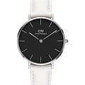 Daniel Wellington Daniel Wellington Petite Bondi DW00100284  DW00100284 кварцевые женские часы  белый циферблат, браслет кожаный — вид спереди