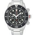 Seiko Seiko Conceptual Series Sports SSC015P1  SSC015P1 кварцевые мужские часы  черный циферблат, браслет нержавеющая сталь — вид спереди