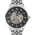 Wainer Wainer Classic WA.25705-A  WA.25705-A механические мужские часы  черный циферблат, браслет нержавеющая сталь — вид спереди
