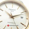 Tissot T1294072203100 наручные мужские часы застежка крупным планом