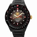 Seiko Seiko 5 Sports SRP645K1S  SRP645K1S  мужские часы  черный циферблат, браслет  — вид спереди