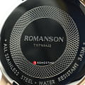 Romanson Romanson TM8A22FMR(BU) кварцевые мужские часы часы, крупный план фиолетовый циферблат