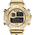Philipp Plein Philipp Plein The G.O.A.T. PWFAA0621  PWFAA0621 кварцевые женские часы   циферблат, браслет сталь с ip покрытием — вид спереди