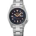 Seiko Seiko 5 Sports SKX series SRE003K1S SKX SRE003K1S механические мужские часы  синий циферблат, браслет нержавеющая сталь — вид спереди