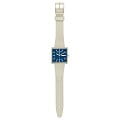 Swatch Swatch Square Bioceramic Standard SO34T700 bioceramic швейцарские мужские часы на браслете биоматериал боковой вид
