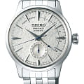 Seiko Seiko Presage SSA385J1  SSA385J1 механические мужские часы  серебристый циферблат, браслет нержавеющая сталь — вид спереди