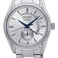 Seiko Seiko Presage SSA349J1  SSA349J1 механические мужские часы  серебристый циферблат, браслет нержавеющая сталь — вид спереди