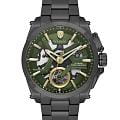 Wainer Wainer WA.25250-D  WA.25250-D механические мужские часы  зеленый циферблат, браслет нержавеющая сталь с pvd-покрытием — вид спереди