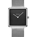Obaku Obaku Mesh V236LXUUMU  V236LXUUMU кварцевые женские часы  черный циферблат, браслет нержавеющая сталь — вид спереди