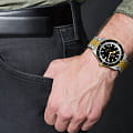 Rado Rado Captain Cook Automatic R32138153 механические мужские часы часы, крупный план черный циферблат