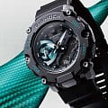 Casio GA-2200SBY-8A наручные мужские часы застежка крупным планом
