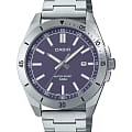 Casio Casio Collection MTP-B155D-2EV  MTP-B155D-2E кварцевые мужские часы  синий циферблат, браслет нержавеющая сталь — вид спереди
