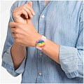 Оригинальные часы Swatch Swatch New Gent Biosourced SO29K701 кварцевые калибр механизма  общий вид