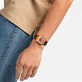 Swatch Swatch Square Bioceramic Standard SO34Z101  — задняя крышка биокерамика корпуса швейцарские часы
