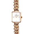 Daniel Wellington Daniel Wellington Jolie Chain DW00100835  DW00100835 кварцевые женские часы  белый циферблат, браслет нержавеющая сталь с pvd-покрытием — вид спереди