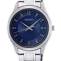 Seiko Seiko Conceptual Series Dress SUR419P1  SUR419P1 кварцевые мужские часы  синий циферблат, браслет нержавеющая сталь — вид спереди