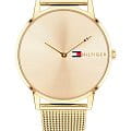 Tommy Hilfiger Tommy Hilfiger Sport 1781972  1781972 кварцевые женские часы  золотой циферблат, браслет сталь с ip покрытием — вид спереди