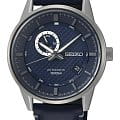 Seiko Seiko Conceptual Series Sports SSA391K1  SSA391K1 механические мужские часы  синий циферблат, браслет кожаный — вид спереди
