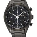 Seiko Seiko Conceptual Series Sports SSC773P1  SSC773P1 кварцевые мужские часы  черный циферблат, браслет сталь c pvd покрытием — вид спереди