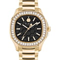 Philipp Plein Philipp Plein Plein Philipp PWTAA0623  PWTAA0623 кварцевые женские часы  черный циферблат, браслет нержавеющая сталь с ip-покрытием — вид спереди