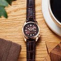 Seiko Seiko 5 Sports SKX series SRE006K1S механические мужские часы часы, крупный план коричневый циферблат