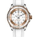 Breitling Breitling Superocean Automatic 36 U173771A1A1S1  U173771A1A1S1 механические мужские часы  белый циферблат, браслет каучук — вид спереди