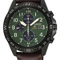 Seiko Seiko Prospex SSC739P1  SSC739P1 кварцевые мужские часы  зеленый циферблат, браслет кожаный — вид спереди
