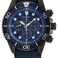 Seiko Seiko Prospex SSC701P1  SSC701P1 кварцевые мужские часы  синий циферблат, браслет силикон — вид спереди