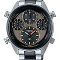 Seiko Seiko Prospex SFJ005P1  SFJ005P1 кварцевые мужские часы  бежевый циферблат, браслет нержавеющая сталь с pvd-покрытием — вид спереди