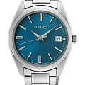 Seiko Seiko Discover More SUR525P1  SUR525P1 кварцевые мужские часы  синий циферблат, браслет нержавеющая сталь — вид спереди