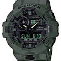 Casio Casio G-Shock GA-700UC-3A GA-700 GA-700UC-3A электронные мужские часы  черный циферблат, браслет пластик — вид спереди