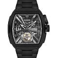 Wainer Wainer Automatic WA.25150-A  WA.25150-A механические мужские часы  черный циферблат, браслет нержавеющая сталь с pvd-покрытием — вид спереди
