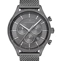 Jacques Philippe Jacques Philippe Gallant JPQGC038247  JPQGC038247 кварцевые мужские часы  серый циферблат, браслет сталь с ip покрытием — вид спереди