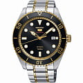 Seiko Seiko 5 Sports SRPB94K1  SRPB94K1  мужские часы  черный циферблат, браслет  — вид спереди