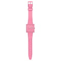 Swatch Swatch Square Bioceramic Standard SO34P700 bioceramic швейцарские женские часы на браслете биоматериал боковой вид