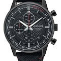 Seiko Seiko Conceptual Series Sports SSB315P1  SSB315P1 кварцевые мужские часы  черный циферблат, браслет кожа + нейлон — вид спереди