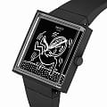 Swatch Swatch Square Bioceramic Standard SO34Z103  наручные женские часы фото под углом.