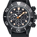 Seiko Seiko Prospex SSC673P1  SSC673P1 кварцевые мужские часы  черный циферблат, браслет силикон — вид спереди