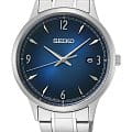 Seiko Seiko Conceptual Series Dress SGEH89P1  SGEH89P1 кварцевые мужские часы  синий циферблат, браслет нержавеющая сталь — вид спереди