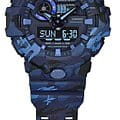 Casio Casio G-Shock GA-700CM-2A электронные мужские часы часы, крупный план синий циферблат