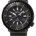 Seiko Seiko Prospex SNE543P1 - коллекция Solar SNE543P1 кварцевые мужские часы  черный циферблат, браслет силикон — вид спереди