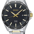 Seiko Seiko Conceptual Series Sports SNE485P1  SNE485P1 кварцевые мужские часы  черный циферблат, браслет сталь c pvd покрытием — вид спереди