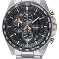 Seiko Seiko Conceptual Series Sports SSB323P1  SSB323P1 кварцевые мужские часы  черный циферблат, браслет нержавеющая сталь — вид спереди