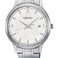 Seiko Seiko Conceptual Series Dress SGEH79P1  SGEH79P1 кварцевые мужские часы  белый циферблат, браслет нержавеющая сталь — вид спереди