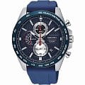 Seiko Seiko Conceptual Series Sports SSB289P1  SSB289P1 кварцевые мужские часы  синий циферблат, браслет силикон — вид спереди