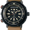 Seiko Seiko Prospex SNJ029P1  SNJ029P1 кварцевые мужские часы  черный циферблат, браслет силикон — вид спереди
